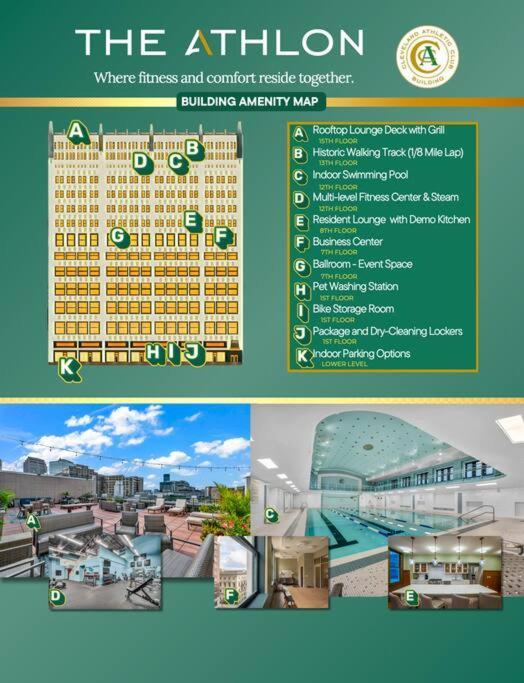 Apartmán 2Br Unit In The Heart Of Dt On Playhouse Square, With Pool And Gym Access-1106 Cleveland Exteriér fotografie